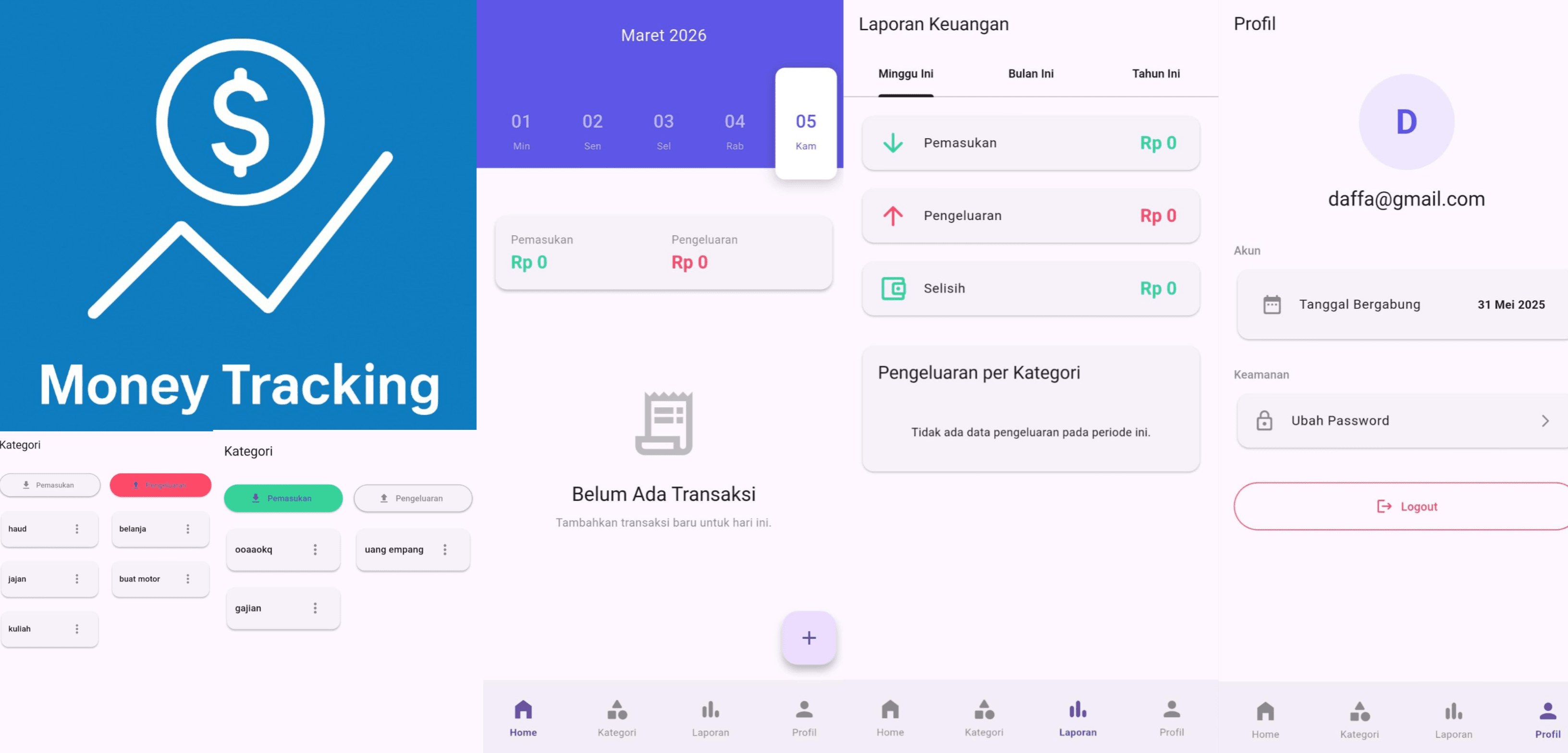 Money Tracking App